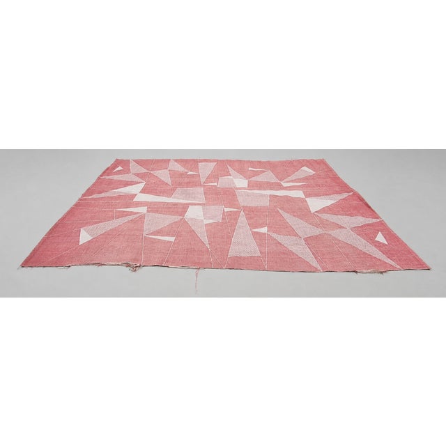 Red Vintage Rug by Antonin Kybal, 1970s For Sale - Image 8 of 8