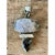 Mid-Century Modern Vintage Boho Smokey Quartz & Mother of Pearl Pendant For Sale - Image 3 of 12