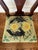 Wood Mid Century Chinoiserie Needlepoint Mahogany Chair For Sale - Image 7 of 7