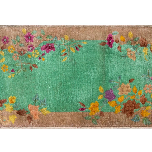 Mint Early 20th Century Chinese Art Deco Rug For Sale - Image 8 of 15