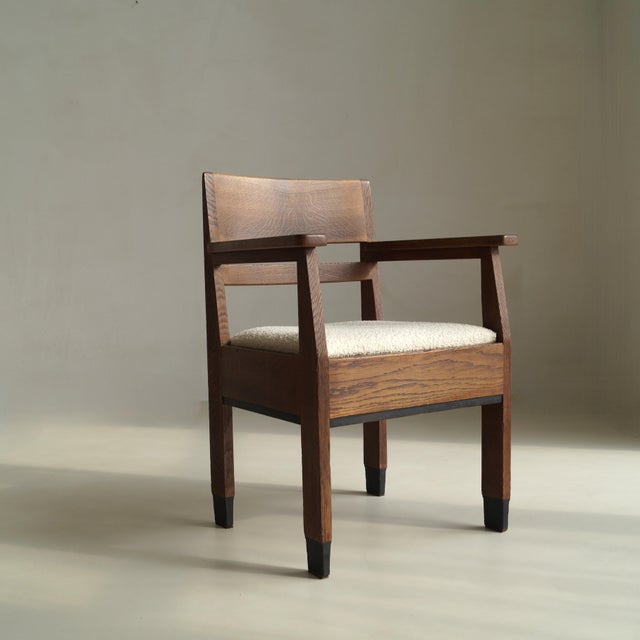 Dutch Art Deco Chair by H. Fels for L.O.V Oosterbeek, 1920s For Sale - Image 12 of 18