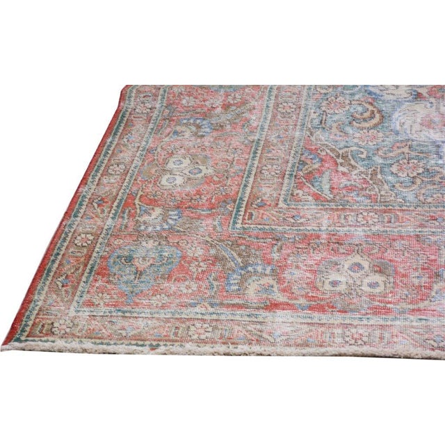 Turkish Vintage Turkish Anatolian Hand Knotted Wool Rug, 9'5'' X 12'2'' For Sale - Image 3 of 6