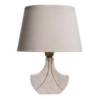 Travertine Lamp attributed to Fratelli Mannelli, 1970s For Sale