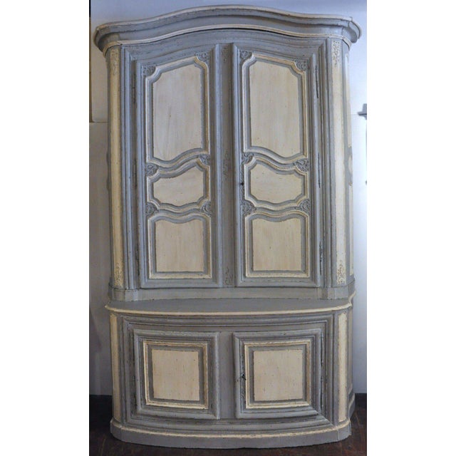 Make a statement of beauty in your home with this grand Regence period "buffet deux-corps." Carved in Paris, France, circa...