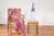 Early 21st Century Multicolor Ceramic Bottle Base with Purple, Blue, Pink and White Tones For Sale - Image 5 of 12