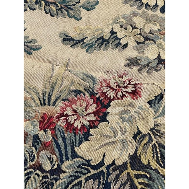Textile 19th Century French Aubusson Landscaper Tapestry, 1890s For Sale - Image 7 of 18