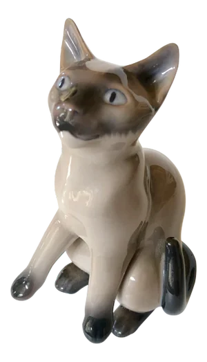 Bing & Grondahl Siamese Cat Figure