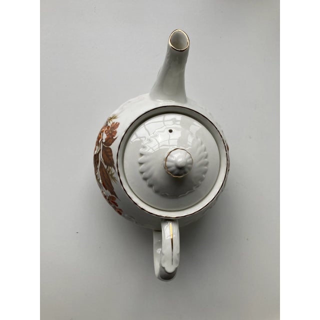 Wood & Son Vintage Wood & Sons Alpine White Ironstone Tea Pot For Sale - Image 4 of 8