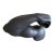1980s Sculptural Arm Wall Sconces – Matte Black, in the Manner of J. C. Peiré - a Pair For Sale