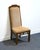 BERNHARDT FURNITURE Solid Walnut Asian Chinoiserie Style Dining Side Chair 46" High 24" Wide 24" Deep Seat: 18.5" High We...