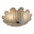 Mid 20th Century Mid-Century Modern Italian Murano Gold "Rugiadoso" Art Glass Semi Flush Mount Ceiling Light For Sale