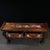 1980s Chinese Rosewood Table With Mother-of-Pearl Inlay and Two Drawers For Sale In Los Angeles - Image 6 of 10