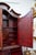 Mid 20th Century Red Japanned Bureau Bookcase For Sale In West Palm - Image 6 of 10