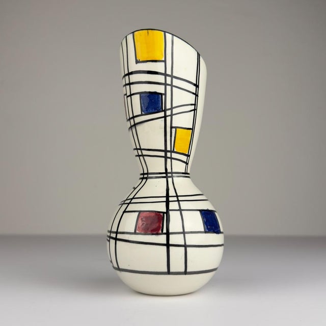 Small Mid-Century Ceramic Vase, Italy, 1970s For Sale - Image 9 of 15