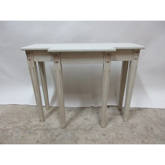1960s Console Table Swedish Gustavian Style For Sale - Image 5 of 5