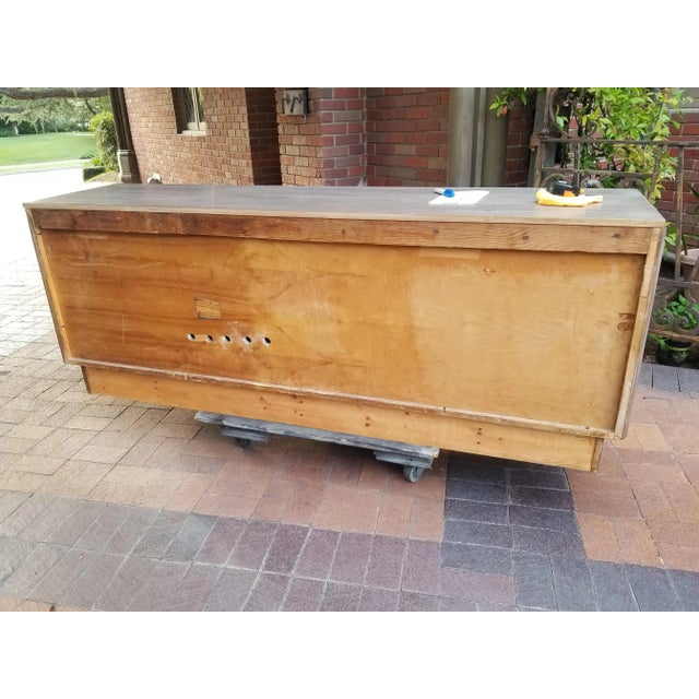 Tommy Parzinger Credenza in Mahogany Wood For Sale - Image 4 of 18