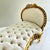 Marquis French Tufted Bench White Velvet For Sale - Image 9 of 9