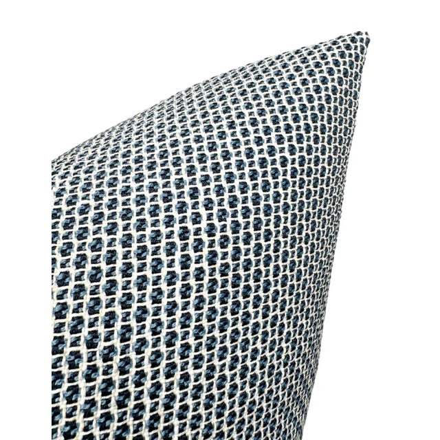 ⭐️ Ships Same Business Day On the Front: Designer Woven Fabric On the Back: Ivory Linen Fabric All pillow covers are sewn...