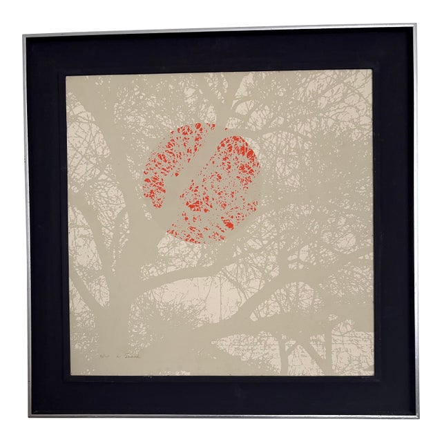 1970s Screen Print- Walden Swank (1933 - 2021), Framed For Sale