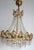 Brass and Lead Crystal 4-Light Chandelier from Weinfurtner, 1970s For Sale - Image 11 of 14