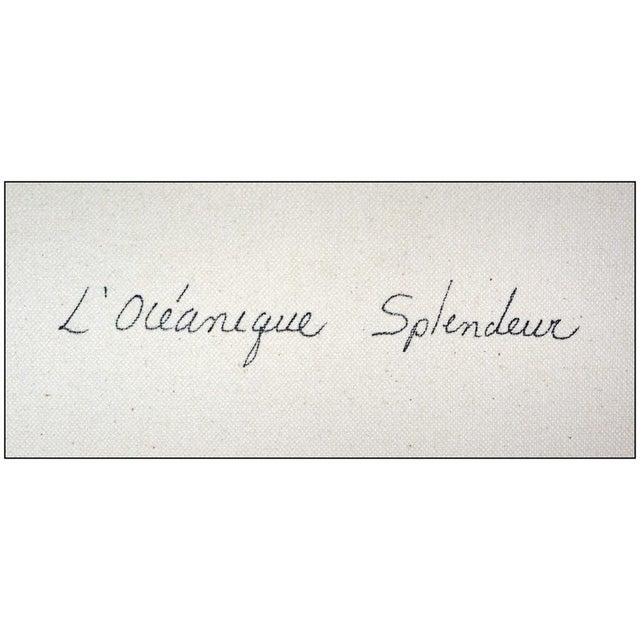 Early 21st Century L'oceanique Splendeur, Katia Poulin For Sale - Image 5 of 7