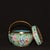 Turquoise Late 19th Century Cloisonné Enamel Hand Warmer With Butterfly Motif, 270g For Sale - Image 8 of 9