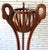 1920s Pair of Antique Empire Style Carved Mahogany Swan Heads Basket Jardinieres Plant Stands For Sale - Image 4 of 11