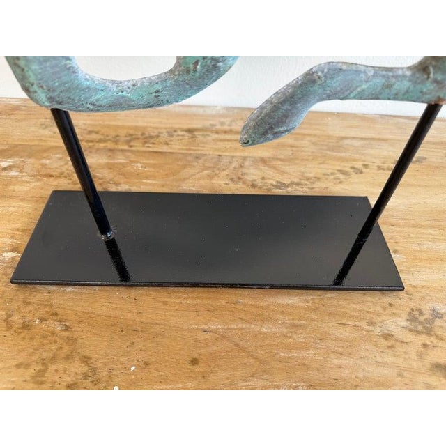 Vintage Copper Horse Weathervane For Sale - Image 9 of 9