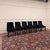 Black Upholstered Chesterfield Chairs, Set of 6 For Sale - Image 12 of 12
