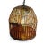 Vintage Industrial Rustic Iron Cage Pendant Light For Sale - Image 4 of 7