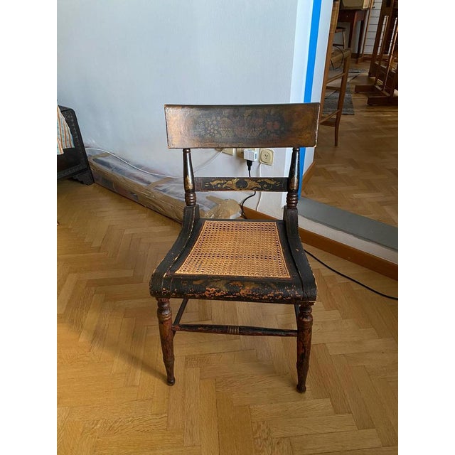 Antique Decorated Hitchcok Chair For Sale - Image 5 of 18