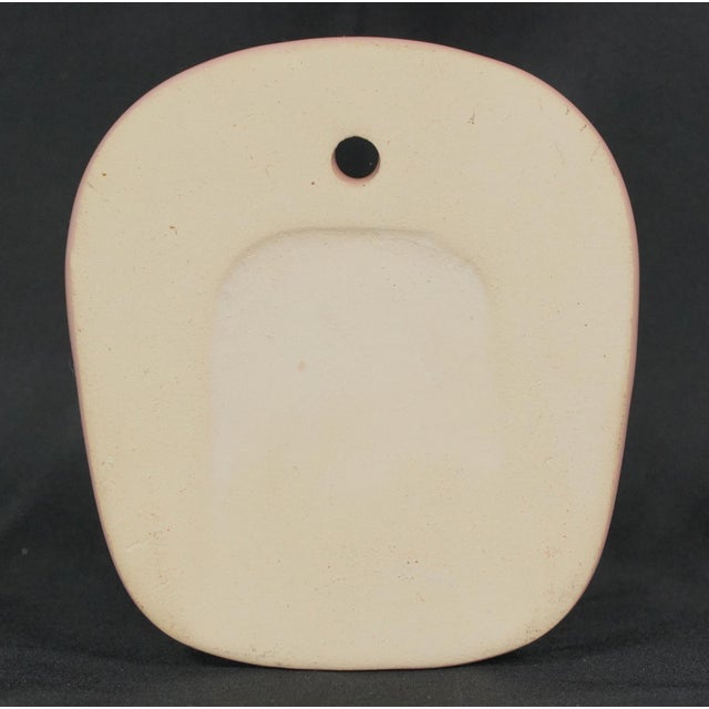Ceramic Vintage European Pink Ceramic Wall Mount Soap Dish For Sale - Image 7 of 7