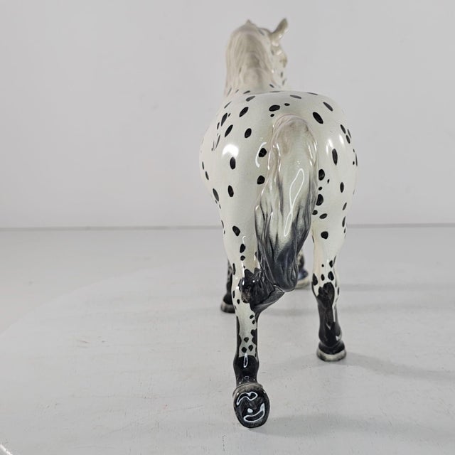Beswick England Appaloosa Horse Spotted Walking Pony Figurine #1516 For Sale - Image 4 of 6