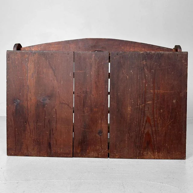 Antique Japanese Wooden Storage Box, 1900s For Sale - Image 12 of 13