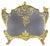 Louis Xv Style Fireplace Screen in Gilded Bronze with Metal Protective Mesh For Sale