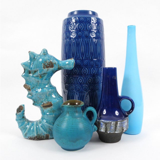 1960s Vintage Glass and Ceramic Objects, 1960s, Set of 10 For Sale - Image 5 of 6