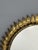 Mid-Century Modern Hollywood Regency Spanish Gilt Metal Sun Mirror, 1950s For Sale - Image 15 of 18