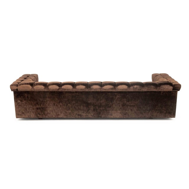 Brown Edward Wormley for Dunbar "Party" Sofa For Sale - Image 8 of 9