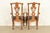 Henredon Georgian Carved Solid Oak Armchairs, Pair For Sale - Image 12 of 16