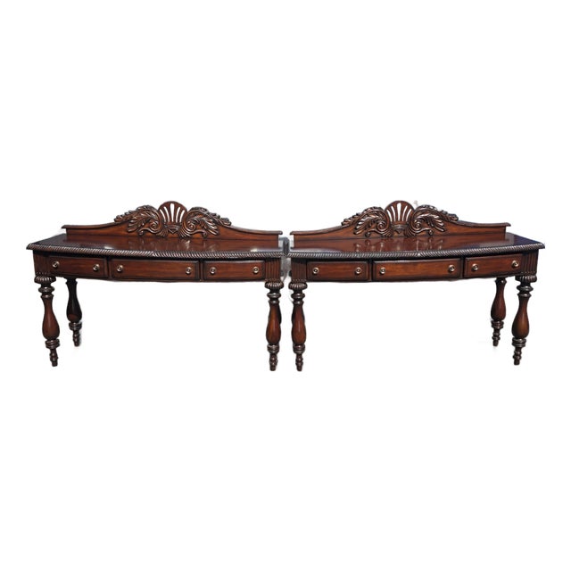 Pair of Tommy Bahama Home by Lexington Console Tables For Sale