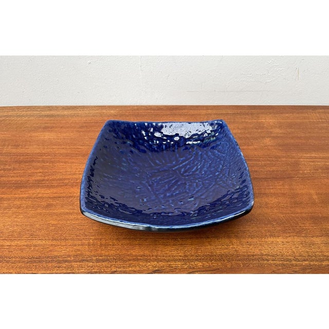 Mid-Century Brutalist Fat Lava Pottery Bowl, 1960s For Sale - Image 5 of 18