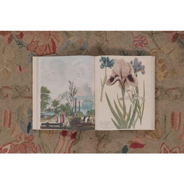 Antique 20th Century Hooked Rug With Floral Panels in Beige & Soft Hues - Rug & Kilim For Sale - Image 10 of 11