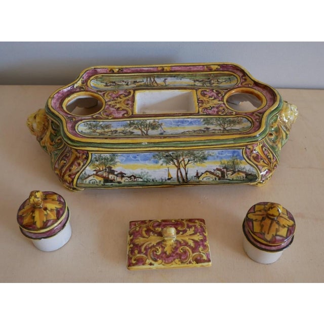 Inkwell in perfect condition, collectible This piece has an attribution mark, I am sure that it is completely authentic...