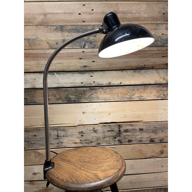 Christian Dell Vintage Model 6740 Clamp Table Lamp by Christian Dell for Kaiser Leuchten, 1940s For Sale - Image 4 of 11