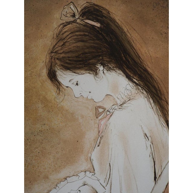 Bernard Charoy, Maternité, Douce sieste, Lithograph For Sale - Image 4 of 8