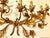 1950s Vintage Italian Gilt Tole Wall Sconce, 1950 For Sale - Image 5 of 13