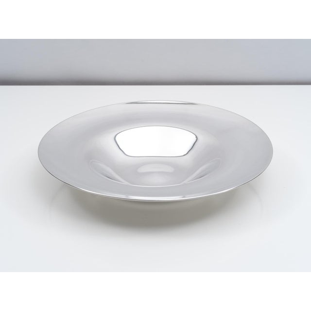Afra & Tobia Scarpa Afra & Tobia Scarpa 999 Pure Silver "ATS Bowl" for San Lorenzo, 1992 For Sale - Image 4 of 10