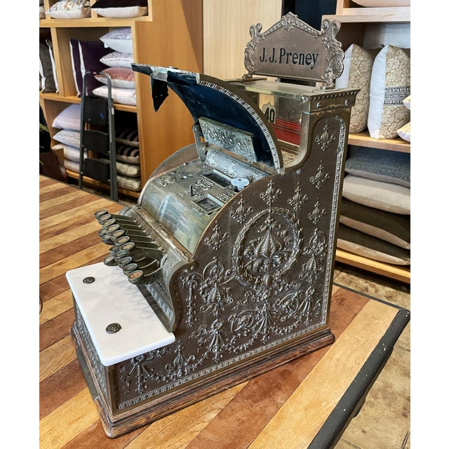 This Antique cash register model #313 produced by famous National Cash Register (NCR) company is a high quality mechanical...