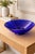 Arthur Court Designs Cobalt Blue Ribbed Art Glass Bowl – 14.25” For Sale In Los Angeles - Image 6 of 7
