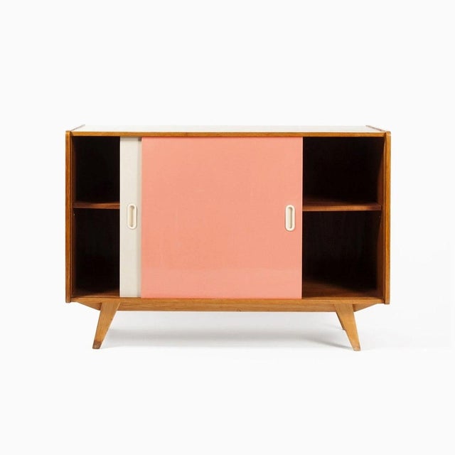 Vintage Modern Wood U-452 Cabinet, 1960s For Sale - Image 4 of 7